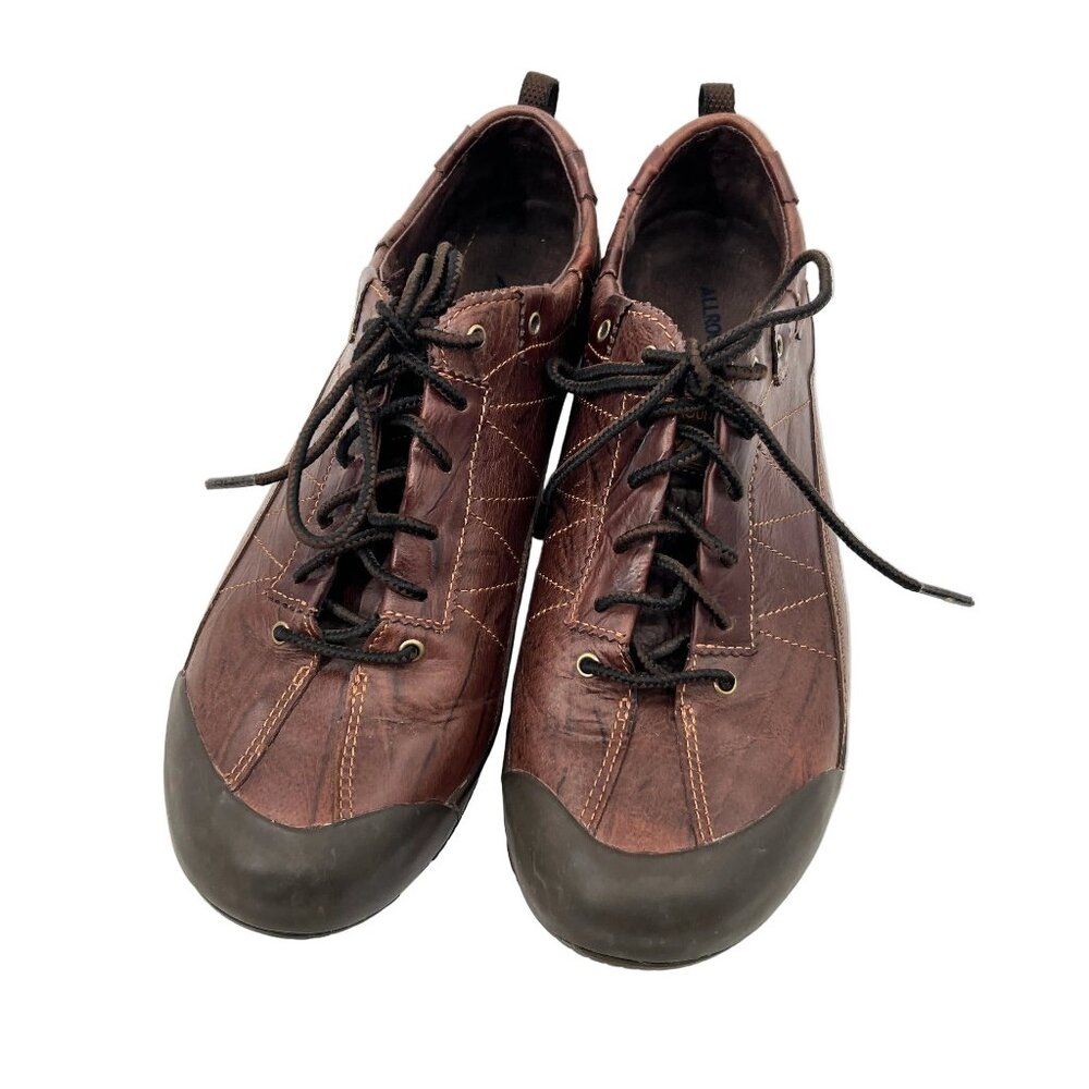 Mephisto Allrounder Leather Lace Up Sneaker Shoes - Picture 2 of 6